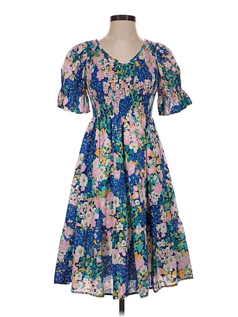 Pre-owned Tuckernuck Casual Dress In Blue