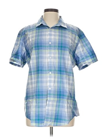Calvin Klein Short Sleeve Button-Down Shirt (view 1)