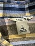 L.L.Bean 100% Linen Plaid Blue Long Sleeve Button-Down Shirt Size S - photo 7