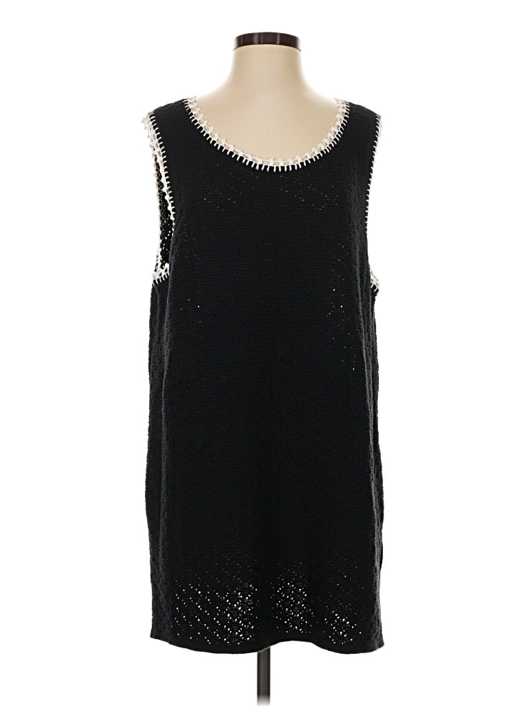Pre-owned Jjill Sweater Vest In Black