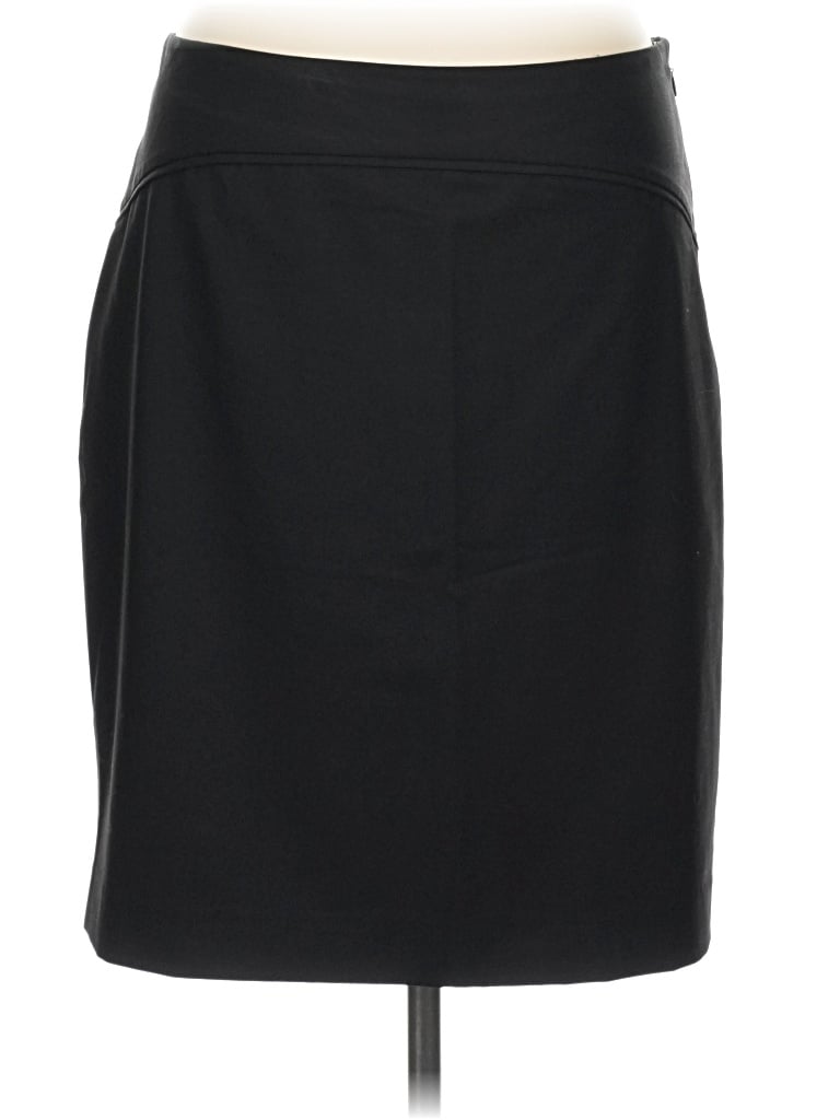Pre-owned The Limited Black Collection Faux Leather Skirt In Black