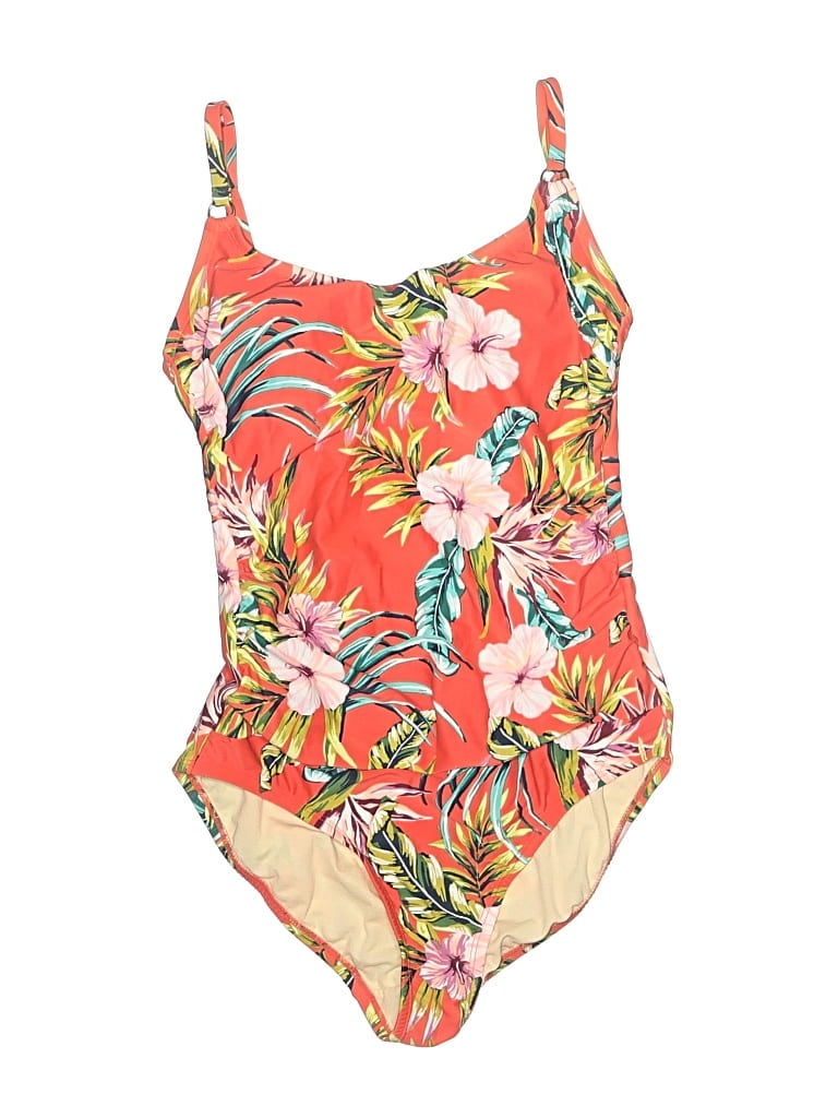 Pre-owned Kona Sol One Piece Swimsuit In Red
