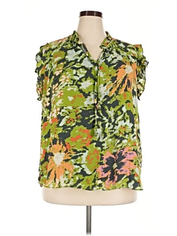 Chelsea & Theodore Short Sleeve Blouse (view 1)