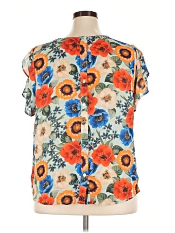 PREMISE Short Sleeve Blouse (view 2)