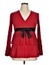 Cato Red Long Sleeve Top Size 16 - photo 1