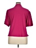 CeCe Burgundy Short Sleeve Blouse Size XL (estimated) - photo 2