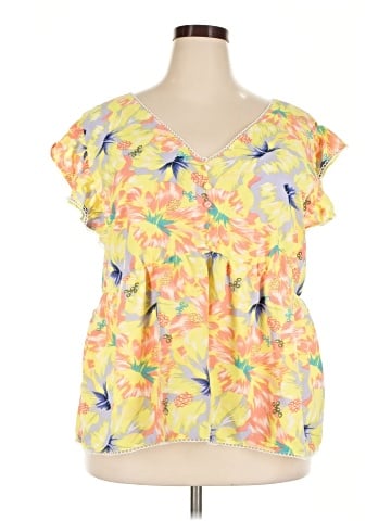 Jessica Simpson Short Sleeve Blouse (view 1)