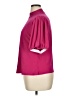 CeCe Burgundy Short Sleeve Blouse Size XL (estimated) - photo 5