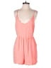 The Impeccable Pig 100% Polyester Solid Pink Romper Size M (estimated) - photo 1