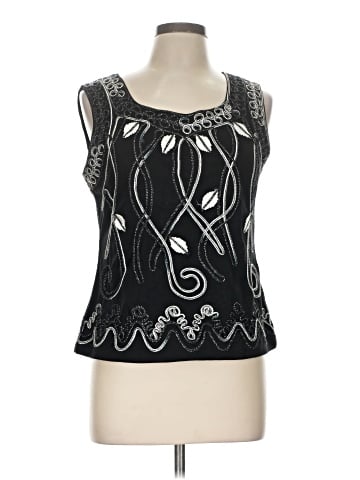 Lauren Michelle Sleeveless Blouse (view 1)
