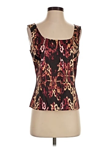 St. John Sleeveless Silk Top (view 1)