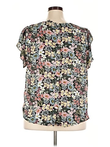 PREMISE Short Sleeve Blouse (view 2)