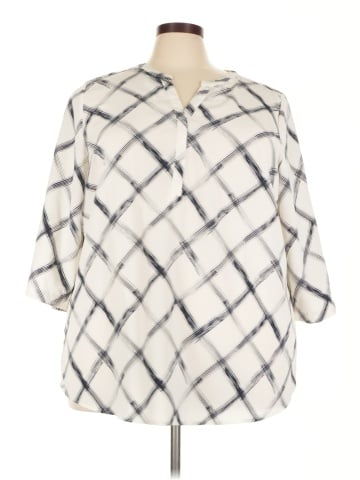 Cj Banks 3/4 Sleeve Blouse (view 1)