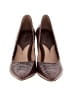 27 EDIT 100% Leather Brown Heels Size 6 1/2 - photo 2