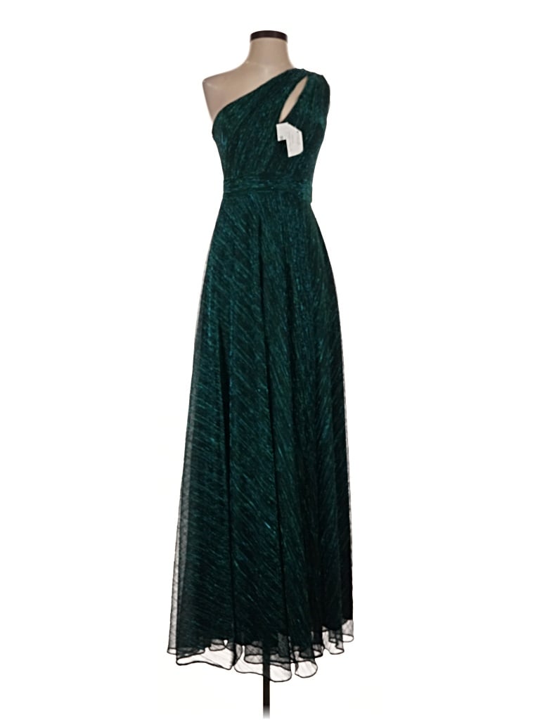 Pre-owned Aqua Cocktail Dress In Green