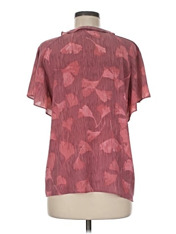 H By Halston Short Sleeve Blouse (view 2)