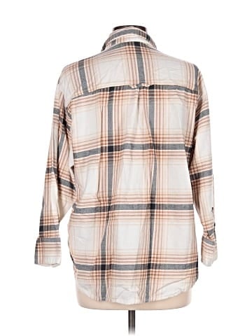 Old Navy 3/4 Sleeve Button-Down Shirt (view 2)