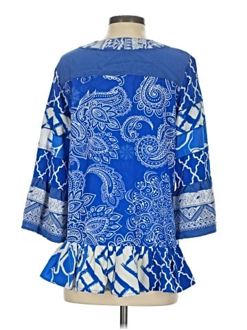 Calessa 3/4 Sleeve Blouse (view 2)