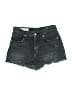 Zara Black Denim Shorts Size 13 - 14 - photo 1