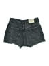 Zara Black Denim Shorts Size 13 - 14 - photo 2