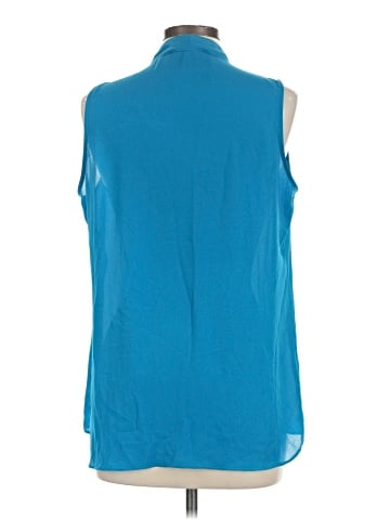 Rose + Olive Sleeveless Blouse (view 2)