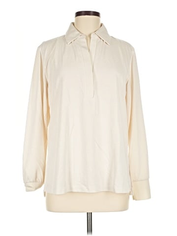 Elie Tahari Long Sleeve Polo (view 1)