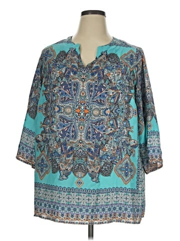 Violet & Claire 3/4 Sleeve Blouse (view 1)