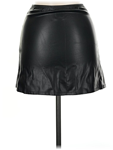 Amy Byer Faux Leather Skirt (view 2)
