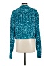 ROTATE 100% Polyester Solid Teal Jacket Size 10 - photo 2