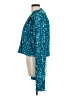 ROTATE 100% Polyester Solid Teal Jacket Size 10 - photo 5