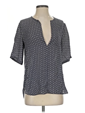 Theory Short Sleeve Silk Top (view 1)