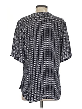 Theory Short Sleeve Silk Top (view 2)
