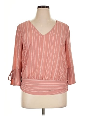 Lily White 3/4 Sleeve T-Shirt (view 1)