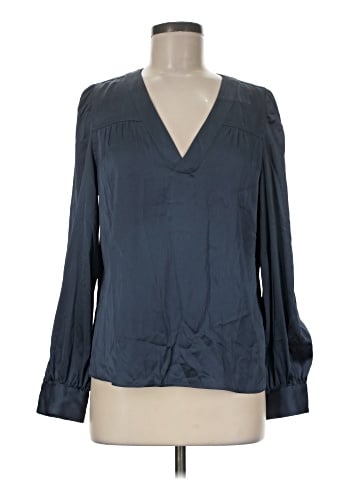White House Black Market Long Sleeve Blouse (view 1)