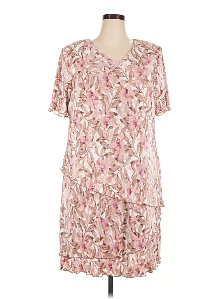 Pre-owned Connected Apparel Casual Dress In Pink