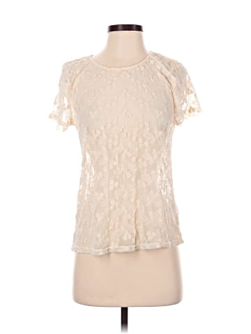 Velvet Short Sleeve Top (view 1)