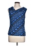 Chaps Blue Sleeveless Blouse Size L - photo 1