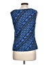 Chaps Blue Sleeveless Blouse Size L - photo 2