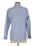 Assorted Brands Stripes Blue Long Sleeve Blouse Size M - photo 2