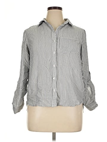Velvet Heart Long Sleeve Button-Down Shirt (view 1)