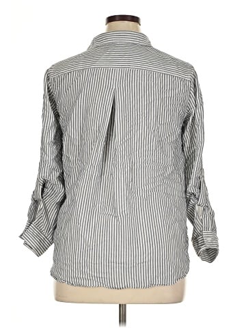 Velvet Heart Long Sleeve Button-Down Shirt (view 2)