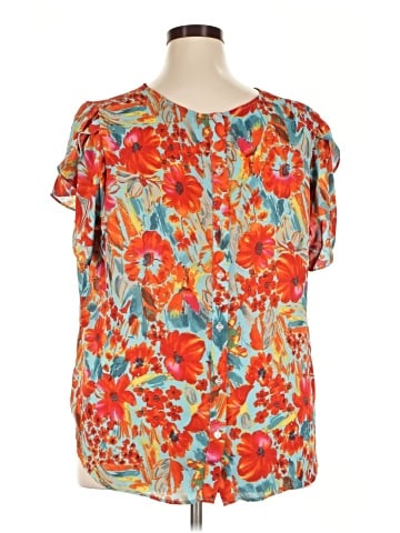 PREMISE Short Sleeve Blouse (view 2)