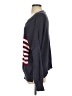 Miracle 100% Cotton Stars Gray Pullover Sweater Size S - photo 5
