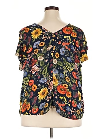 PREMISE Short Sleeve Blouse (view 2)