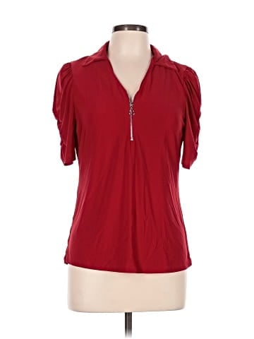 Perseption Concept Short Sleeve Blouse (view 1)