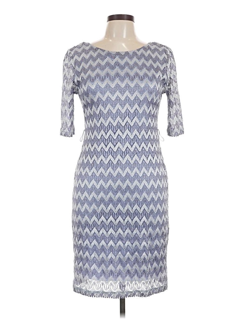 Pre-owned Connected Apparel Casual Dress In Gray