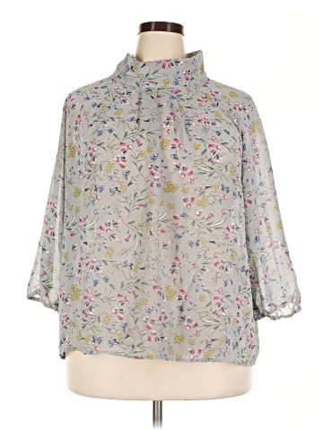 Fun2Fun 3/4 Sleeve Blouse (view 1)