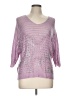 MADE IN ITALY Metallic Pink Pullover Sweater Size L (estimated) - photo 1