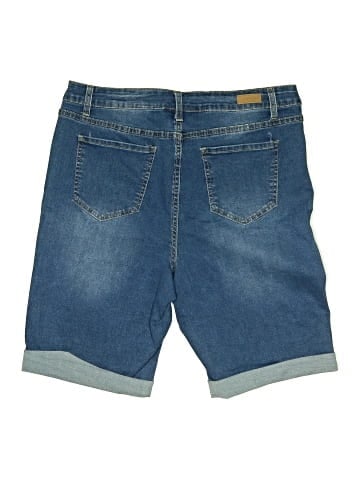 Bleu Denim Shorts (view 2)