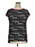Cato Tweed Black Short Sleeve T-Shirt Size 14 - photo 1